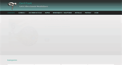 Desktop Screenshot of gerd-frank.com